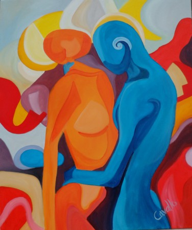 mc012 Acrilico su tela 60x50